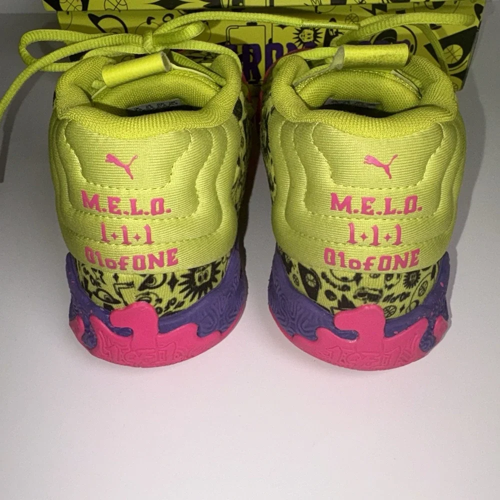 PUMA LaMello Ball Mb.03 Not From Here Basketball Youth Girls Sneakers Shoes 5.5